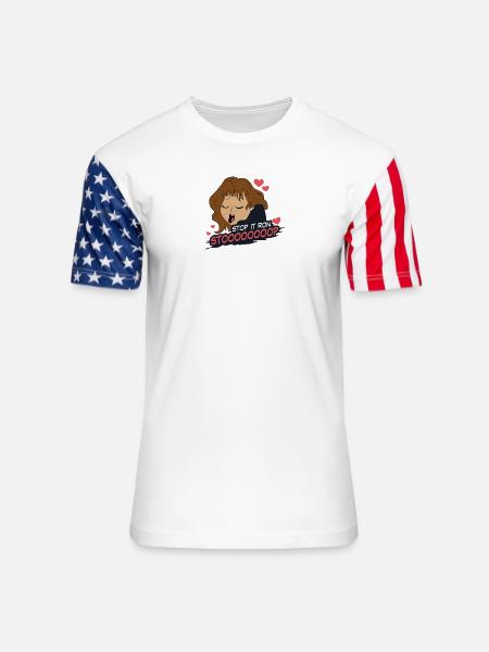 Stop It Ron - Unisex Stars & Stripes T-Shirt - white