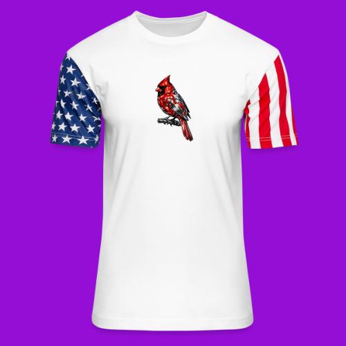 Silver Cardinal - Unisex Stars & Stripes T-Shirt