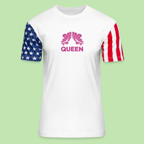 Queenlisse™ Signature Crown T-Shirt – Elegant - Unisex Stars & Stripes T-Shirt
