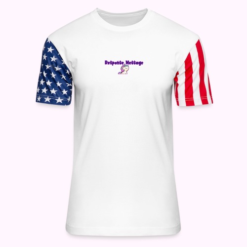 response message 2.0 - Unisex Stars & Stripes T-Shirt