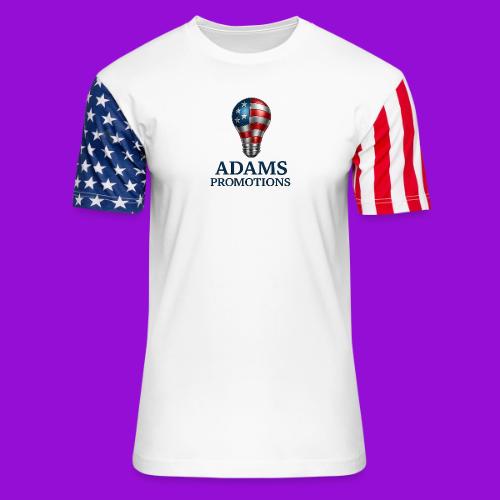Adams promotions American flag metallic light bulb - Unisex Stars & Stripes T-Shirt