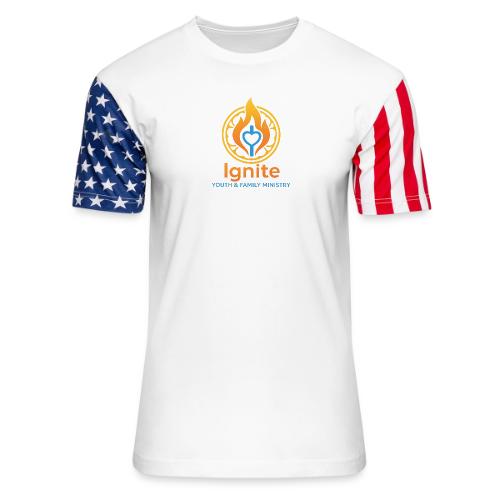 Ignite Youth and Family Logo - Unisex Stars & Stripes T-Shirt
