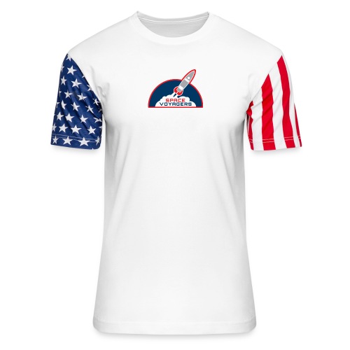 Space Voyagers - Unisex Stars & Stripes T-Shirt