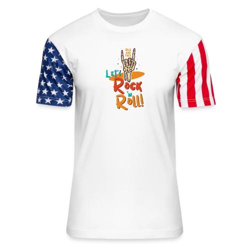 Let's Rock and Roll - Unisex Stars & Stripes T-Shirt