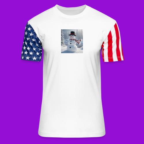 Frosty - Unisex Stars & Stripes T-Shirt