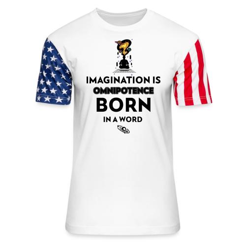 Imagination Is Omnipotence - Unisex Stars & Stripes T-Shirt