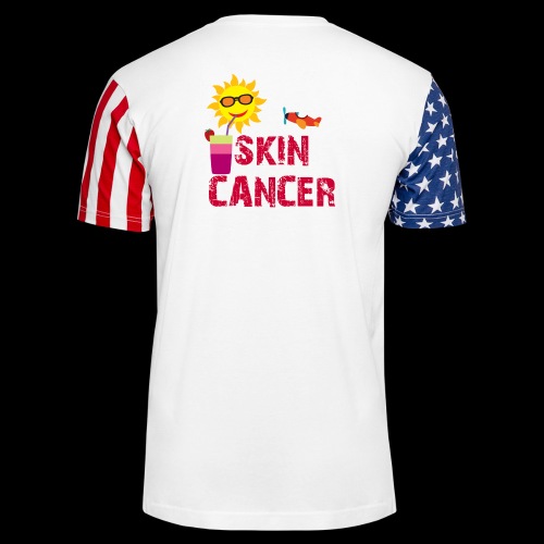 SKIN CANCER AWARENESS - Unisex Stars & Stripes T-Shirt