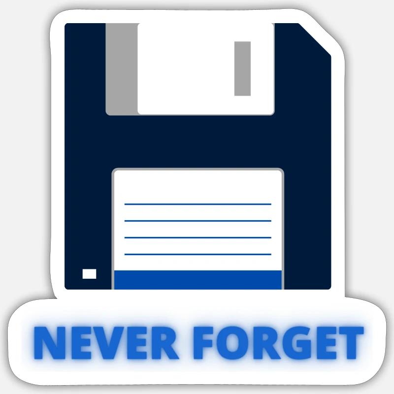 Floppy-drive Stickers | Unique Designs | Spreadshirt