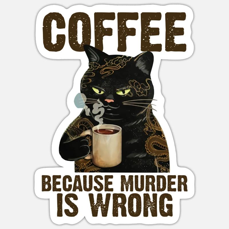 Coffee Stickers | Unique Designs | Spreadshirt