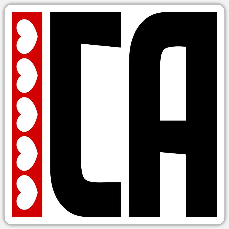Ca Stickers | Unique Designs | Spreadshirt