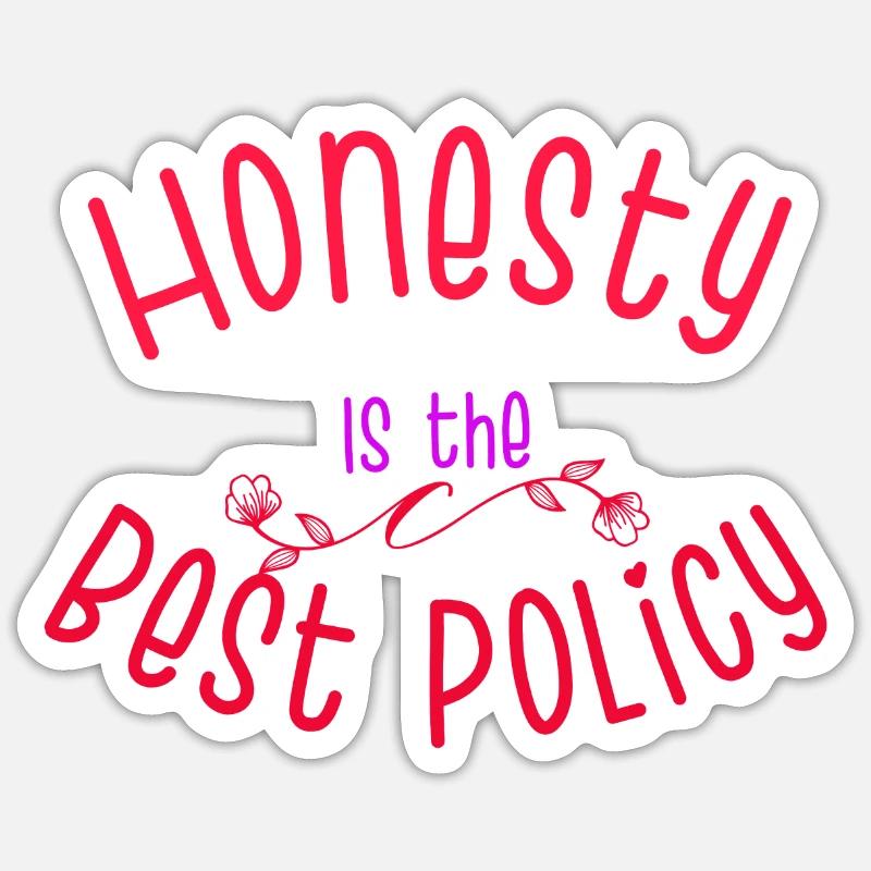 Honesty Stickers | Unique Designs | Spreadshirt