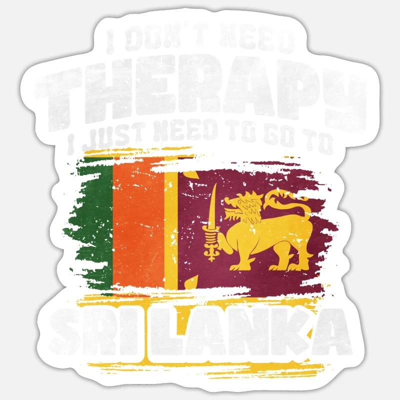 Sri Lanka Stickers | Unique Designs | Spreadshirt