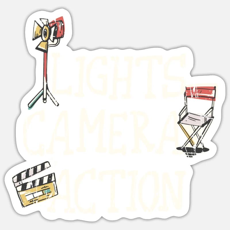 Action-film Stickers | Unique Designs | Spreadshirt