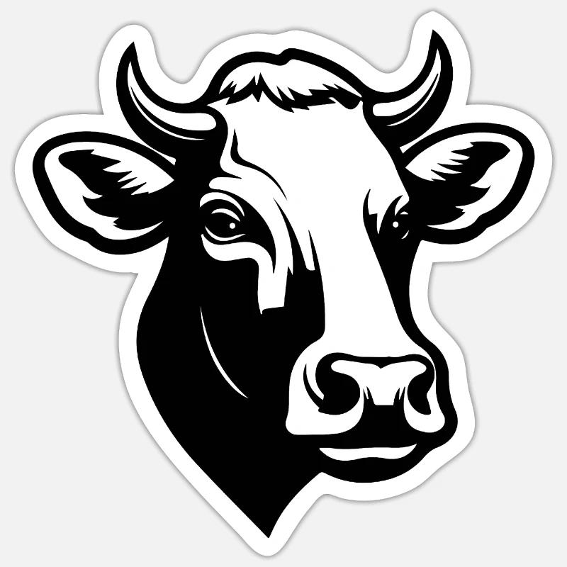 Cowlick Stickers | Unique Designs | Spreadshirt