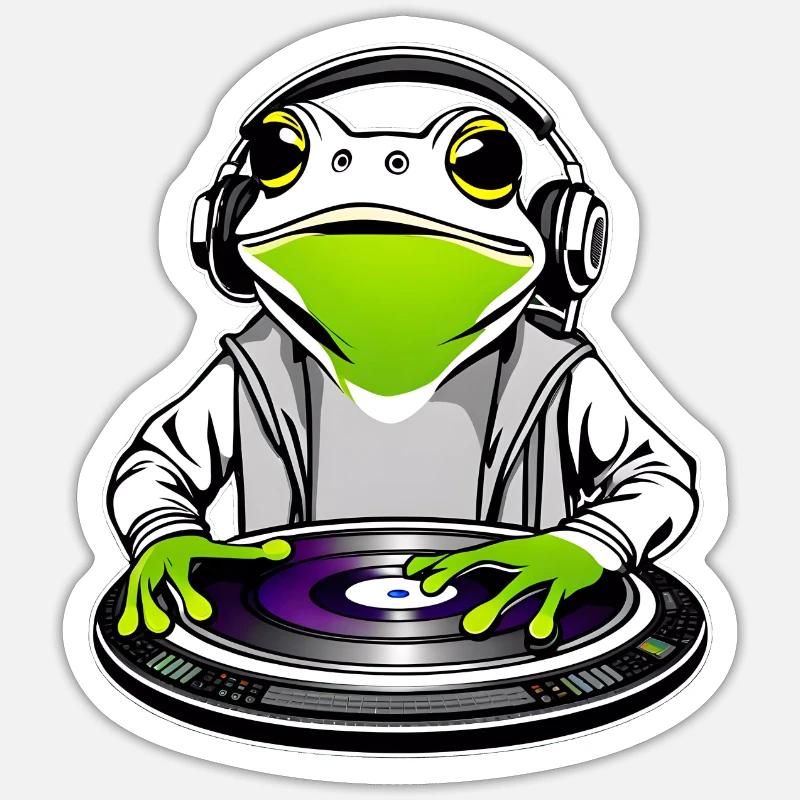 Deejay Sticker Deejaying Stickers | Unique Designs | Spreadshirt