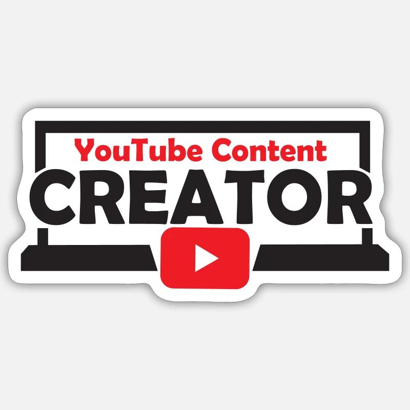 Youtube-creators Stickers | Unique Designs | Spreadshirt