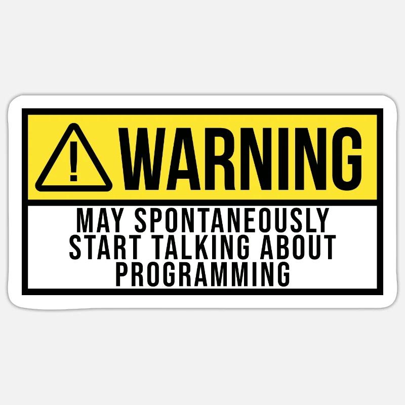 Programm Stickers | Unique Designs | Spreadshirt