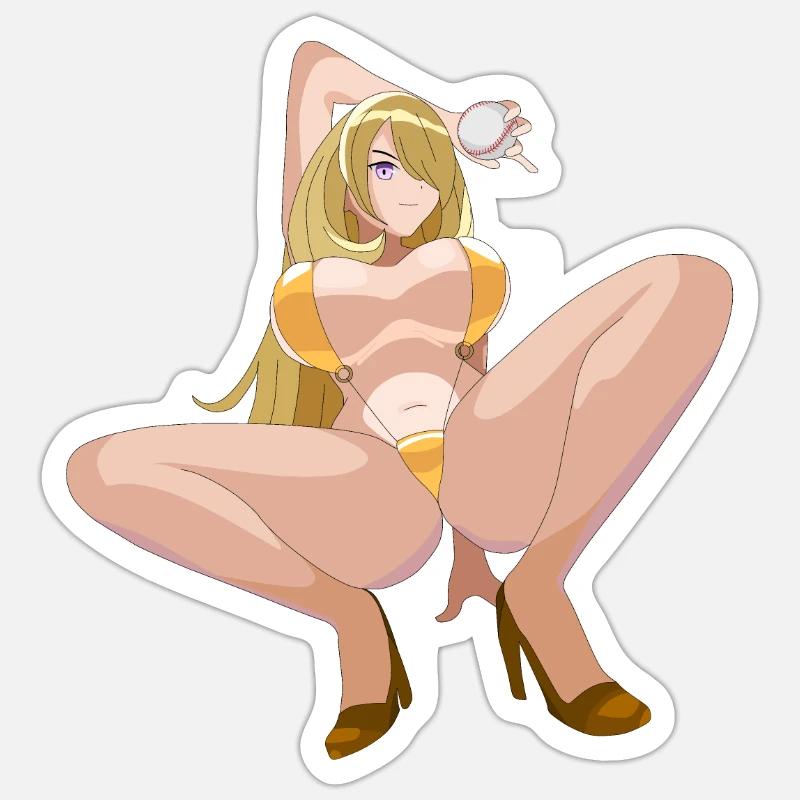 Sexy anime girl Stickers | Unique Designs | Spreadshirt