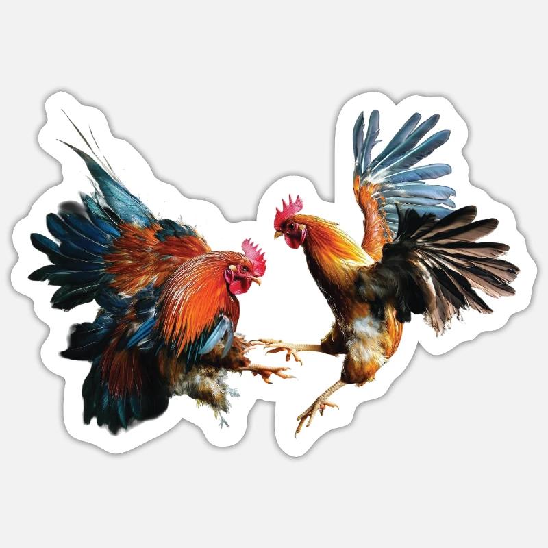 Gamefowl Stickers | Unique Designs | Spreadshirt