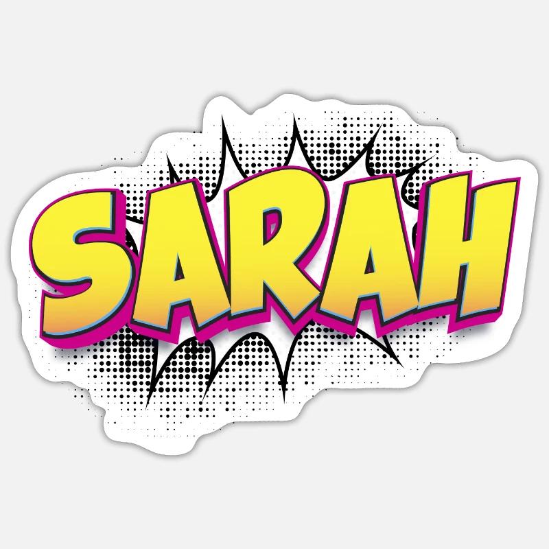 Name Sarah Stickers | Unique Designs | Spreadshirt