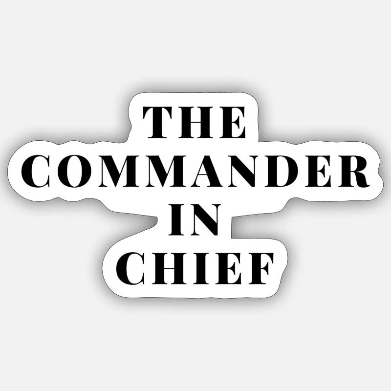 Sticker Commande Commander-in-chief Stickers | Unique Designs | Spreadshirt