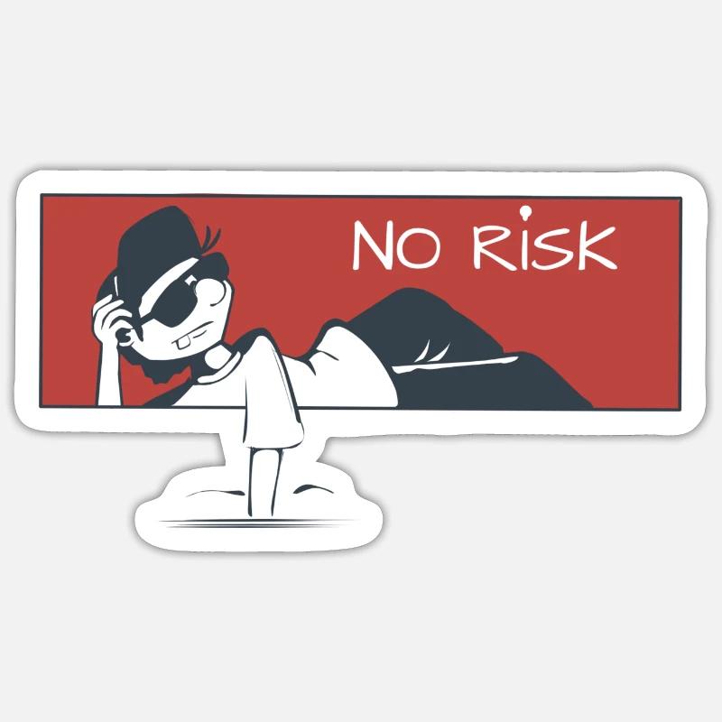 Risks Stickers | Unique Designs | Spreadshirt