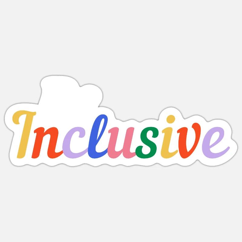 Inclusivity Stickers | Unique Designs | Spreadshirt