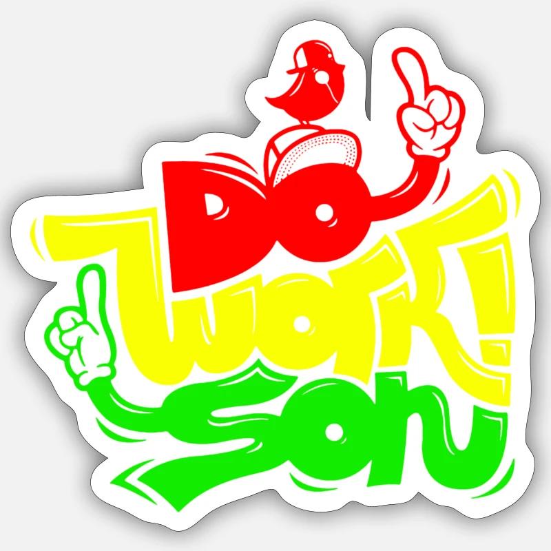 Do Work Stickers | Unique Designs | Spreadshirt