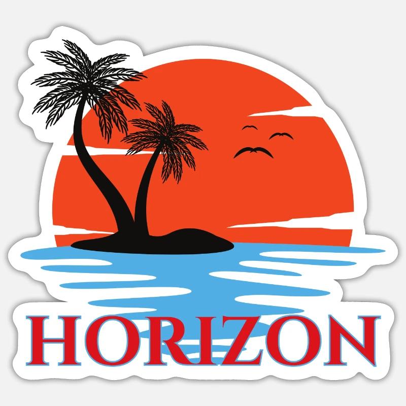 Sticker Hrizon Horizon Stickers | Unique Designs | Spreadshirt