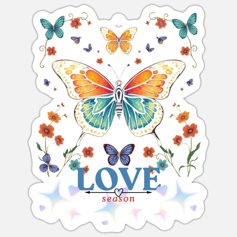 Flutter Stickers | Unique Designs | Spreadshirt