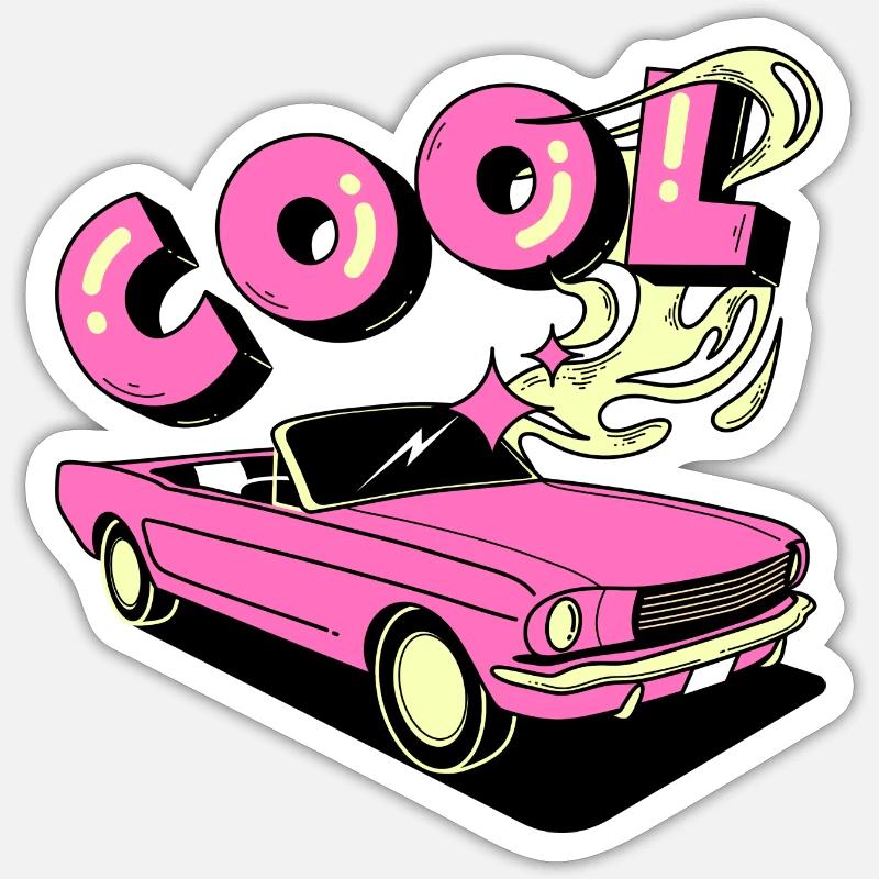 Cool-car Stickers | Unique Designs | Spreadshirt