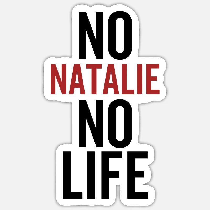 Natalie Stickers | Unique Designs | Spreadshirt
