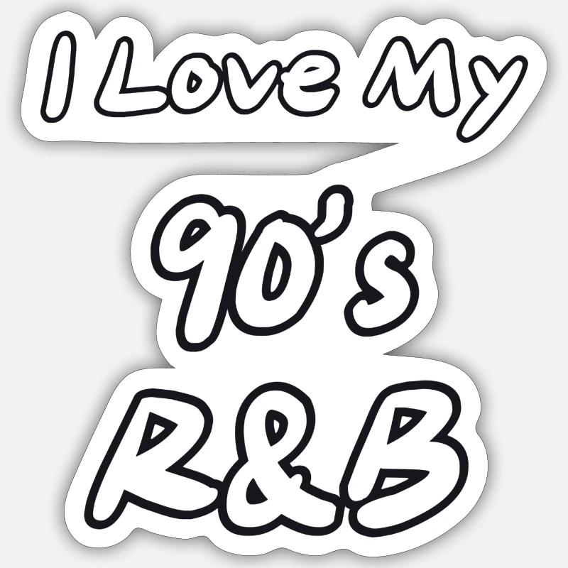 I-love-r-b Stickers | Unique Designs | Spreadshirt
