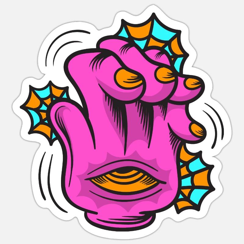 High-five Stickers | Unique Designs | Spreadshirt