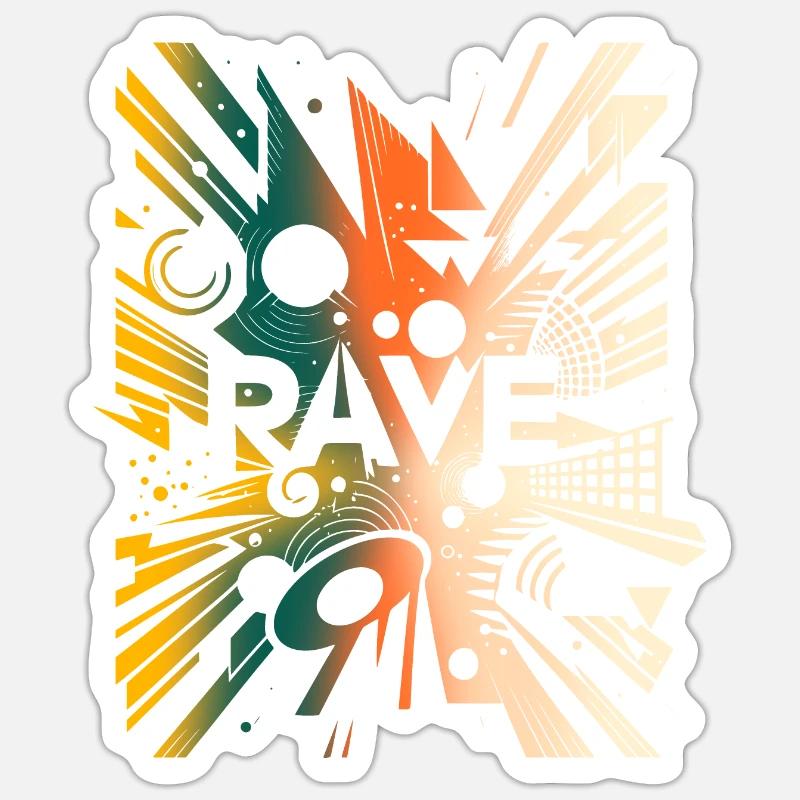 New Rave Stickers | Unique Designs | Spreadshirt