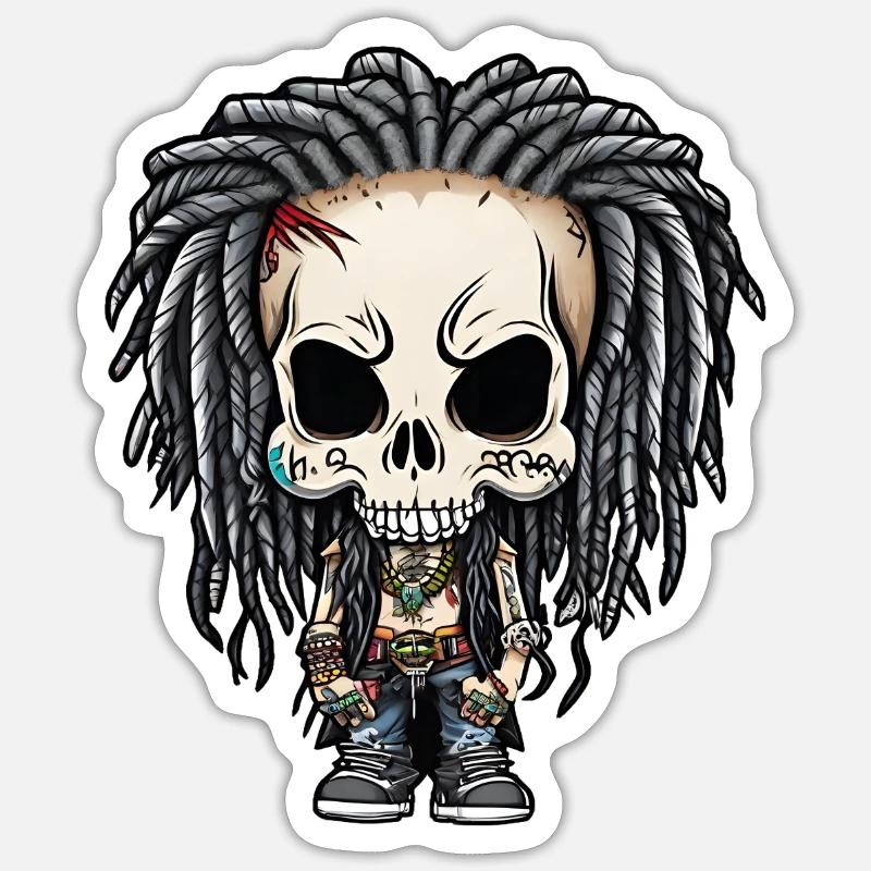 Dreadlocked Stickers | Unique Designs | Spreadshirt