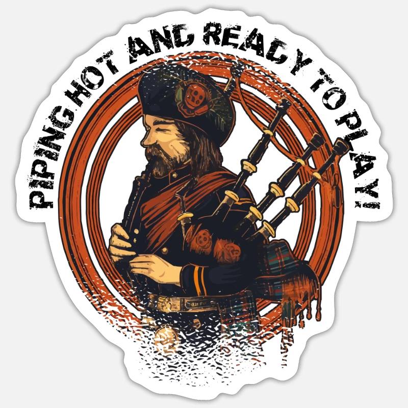 Bagpipes-music Stickers | Unique Designs | Spreadshirt