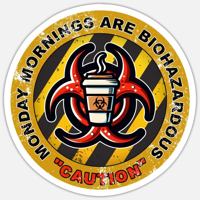 Biohazard Humour Biohazard-humor Stickers | Unique Designs | Spreadshirt