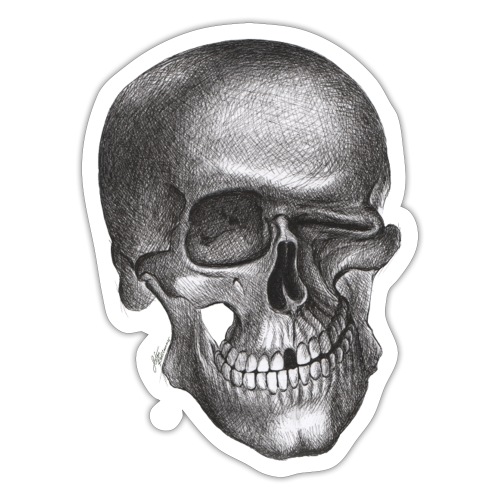 twinkle skull - Sticker