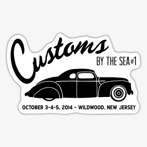 Customs by the Sea 2014 - Sticker