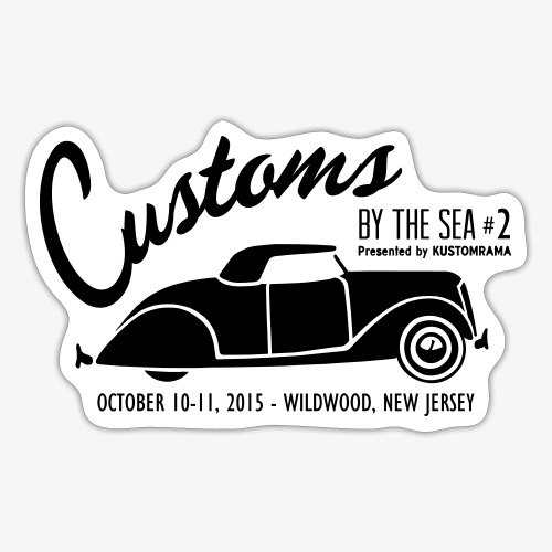 Customs by the Sea 2015 - Sticker