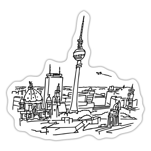 Panorama of Berlin - Sticker