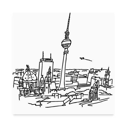 Panorama of Berlin - Sticker