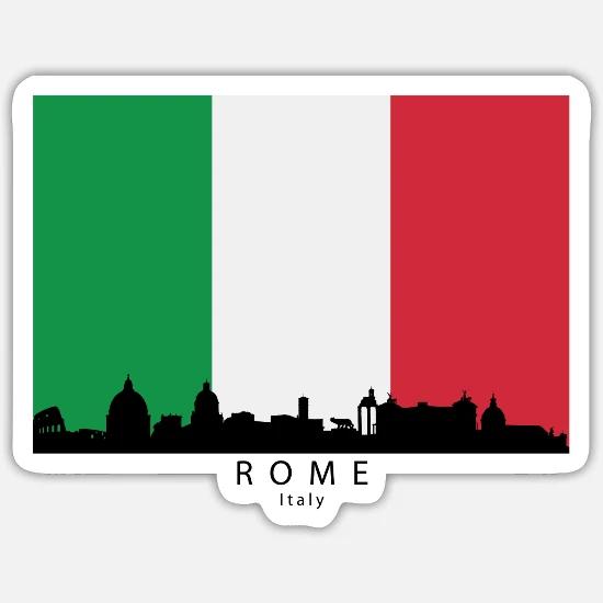 Rome Italy Flag Flag Of Rome Of Lazio, Italy Stock Photo Image Of