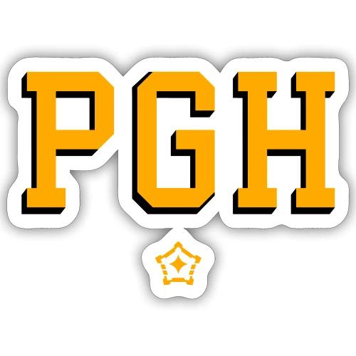 pgh_w logo_v - Sticker