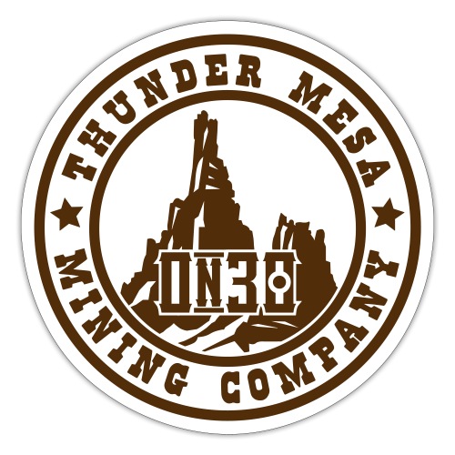 A Thunder Mesa Mining Co. Herald On30 - Sticker