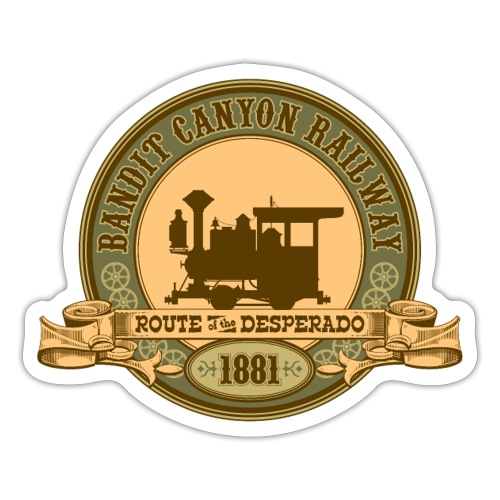 Bandit Canyon Railway - Sticker