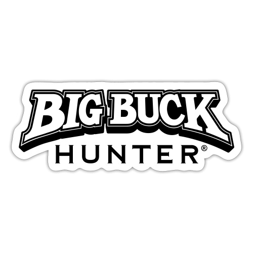 BigBuckHunter_Black_Simpl - Sticker
