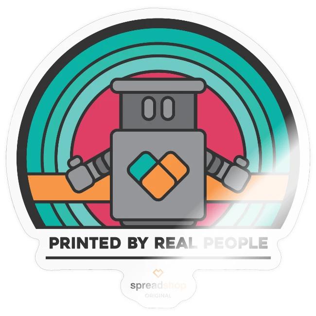 Printed by real people