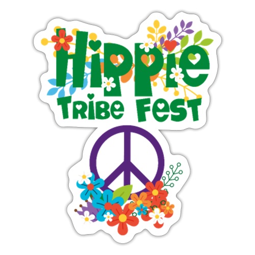Hippie Tribe Fest Gear - Sticker